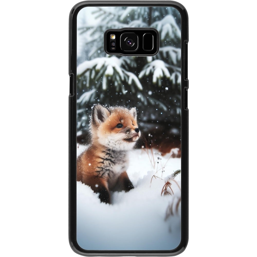 Coque Samsung Galaxy S8+ - Noël 2023 Renardeau sapin