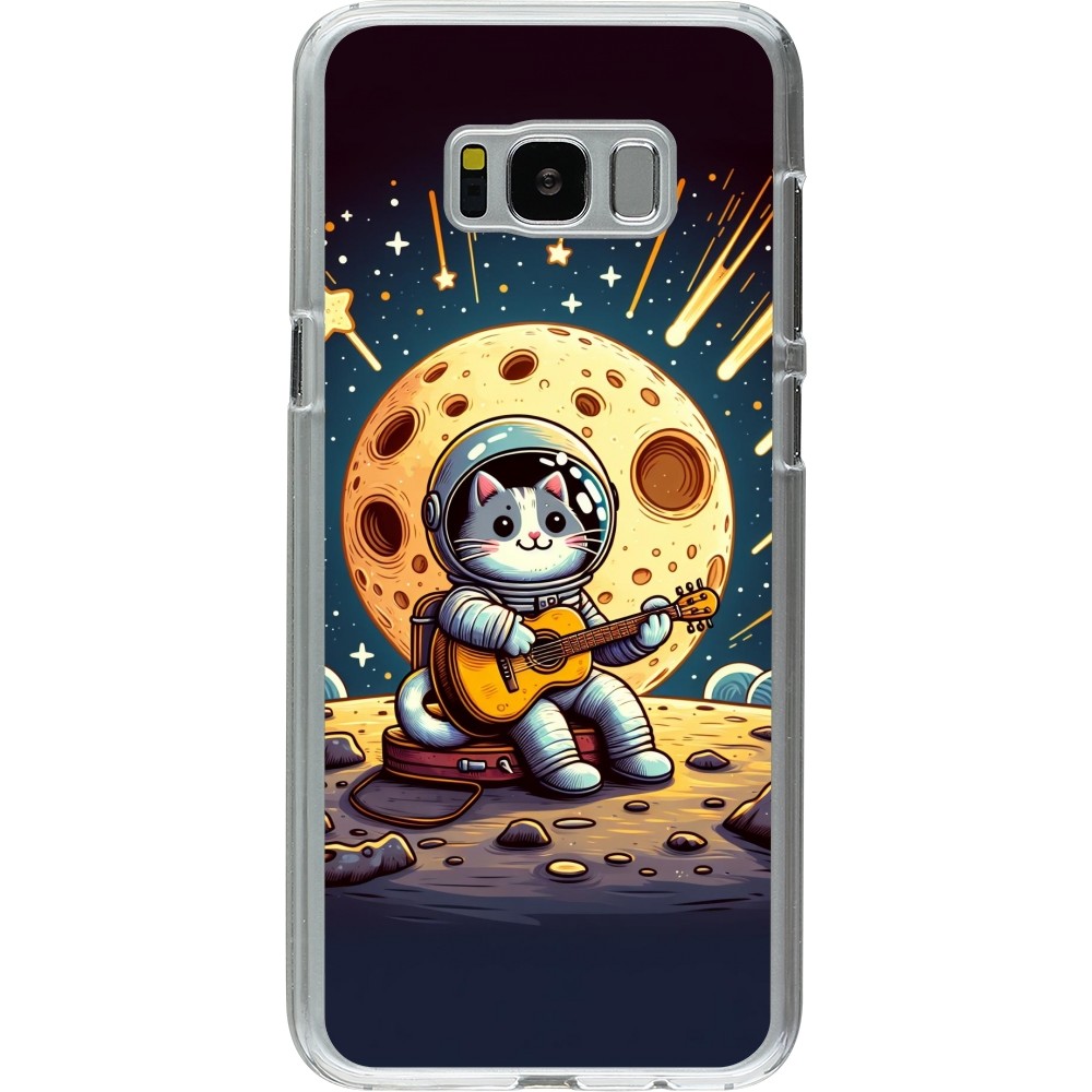 Coque Samsung Galaxy S8+ - Plastique transparent AstroCat RockLune