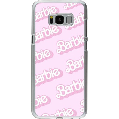 Coque Samsung Galaxy S8+ - Plastique transparent Barbie light pink pattern