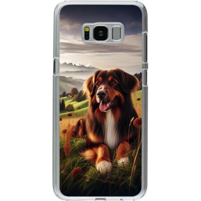 Coque Samsung Galaxy S8+ - Plastique transparent Chien Campagne Suisse