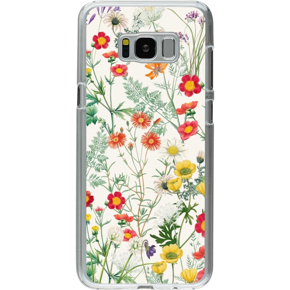 Coque Samsung Galaxy S8+ - Plastique transparent Flora Botanical Wildlife