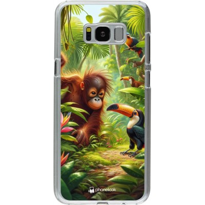 Coque Samsung Galaxy S8+ - Plastique transparent Jungle Tropicale Tayrona