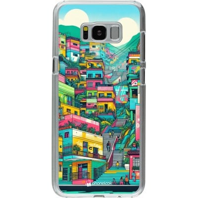 Coque Samsung Galaxy S8+ - Plastique transparent Medellin Comuna 13 Art