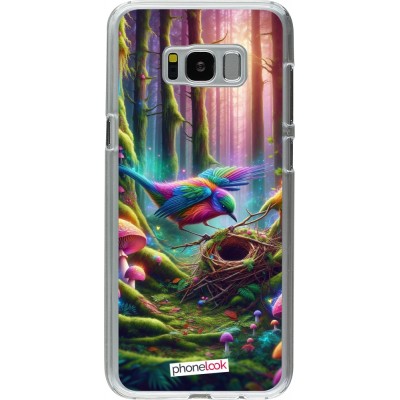 Coque Samsung Galaxy S8+ - Plastique transparent Oiseau Nid Forêt