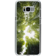 Coque Samsung Galaxy S8+ - Plastique transparent Spring 23 forest blue sky