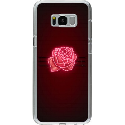 Coque Samsung Galaxy S8+ - Plastique transparent Spring 23 neon rose