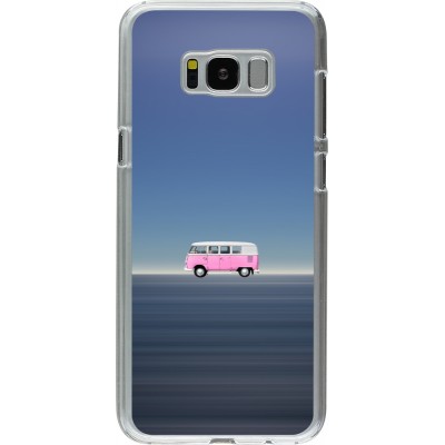 Coque Samsung Galaxy S8+ - Plastique transparent Spring 23 pink bus