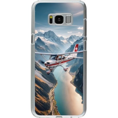 Coque Samsung Galaxy S8+ - Plastique transparent Vol Alpin Suisse