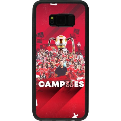 Coque Samsung Galaxy S8+ - Silicone rigide noir Benfica Campeoes 2023