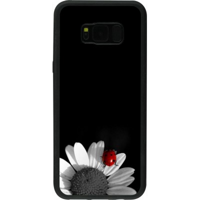 Coque Samsung Galaxy S8+ - Silicone rigide noir Black and white Cox