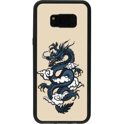 Coque Samsung Galaxy S8+ - Silicone rigide noir Blue Dragon Tattoo