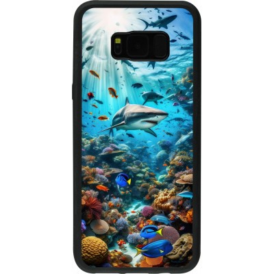 Coque Samsung Galaxy S8+ - Silicone rigide noir Bora Bora Mer et Merveilles