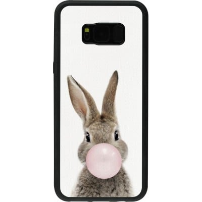 Coque Samsung Galaxy S8+ - Silicone rigide noir Easter 2023 bubble gum bunny