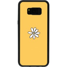 Coque Samsung Galaxy S8+ - Silicone rigide noir Easter 2023 daisy