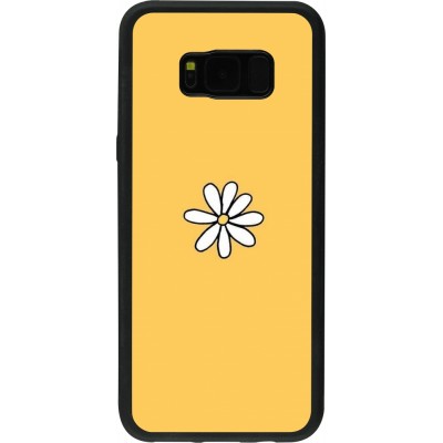 Coque Samsung Galaxy S8+ - Silicone rigide noir Easter 2023 daisy