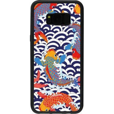 Coque Samsung Galaxy S8+ - Silicone rigide noir Easter 2023 japanese fish