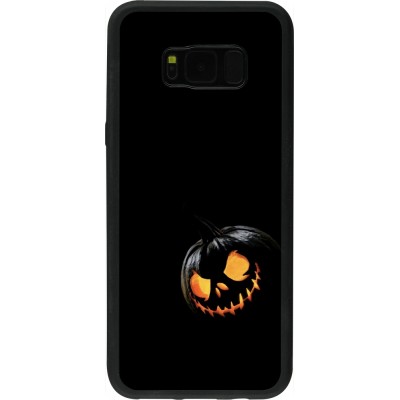 Coque Samsung Galaxy S8+ - Silicone rigide noir Halloween 2023 discreet pumpkin