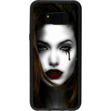 Coque Samsung Galaxy S8+ - Silicone rigide noir Halloween 2023 gothic vampire