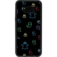 Coque Samsung Galaxy S8+ - Silicone rigide noir Halloween 2024 colorful ghosts