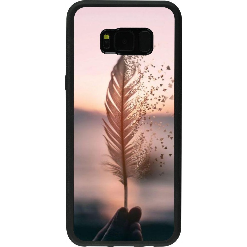 Coque Samsung Galaxy S8+ - Silicone rigide noir Hello September 11 19