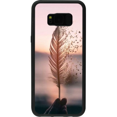 Coque Samsung Galaxy S8+ - Silicone rigide noir Hello September 11 19