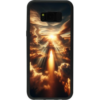 Coque Samsung Galaxy S8+ - Silicone rigide noir Lueur Céleste Zenith