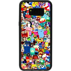 Coque Samsung Galaxy S8+ - Silicone rigide noir Mixed cartoons