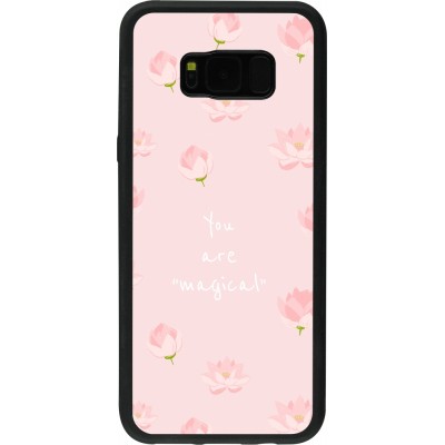 Coque Samsung Galaxy S8+ - Silicone rigide noir Mom 2023 your are magical