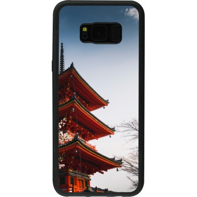 Coque Samsung Galaxy S8+ - Silicone rigide noir Spring 23 Japan