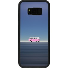 Coque Samsung Galaxy S8+ - Silicone rigide noir Spring 23 pink bus