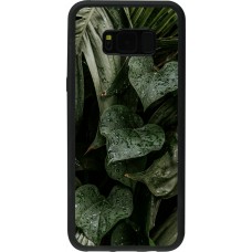 Coque Samsung Galaxy S8+ - Silicone rigide noir Spring 23 fresh plants