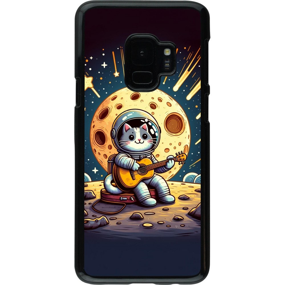 Coque Samsung Galaxy S9 - AstroCat RockLune