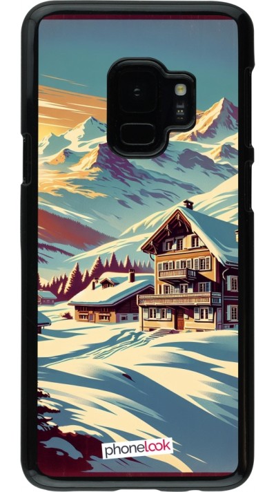 Coque Samsung Galaxy S9 - Chalet montagne enneigée