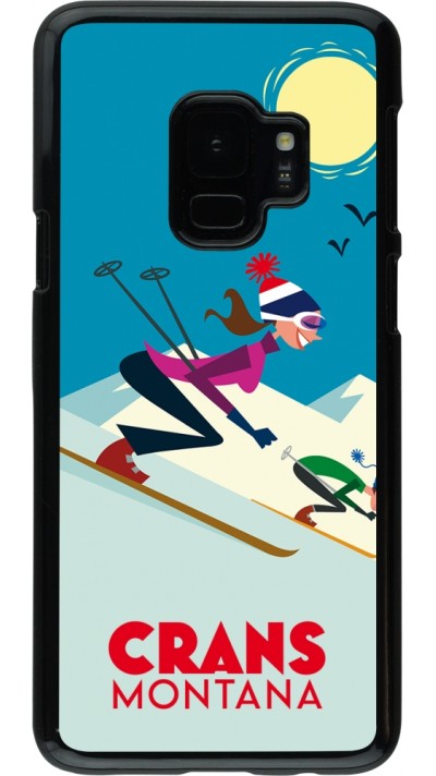 Coque Samsung Galaxy S9 - Crans-Montana Ski Downhill