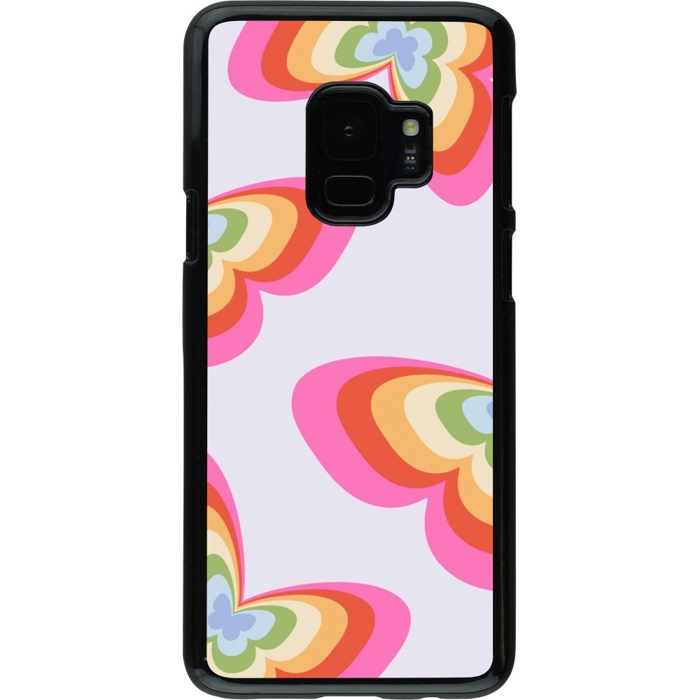 Coque Samsung Galaxy S9 - Easter 2024 rainbow butterflies