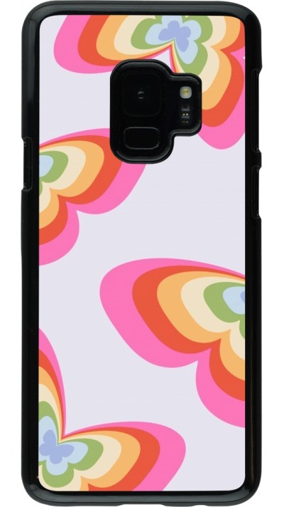 Coque Samsung Galaxy S9 - Easter 2024 rainbow butterflies