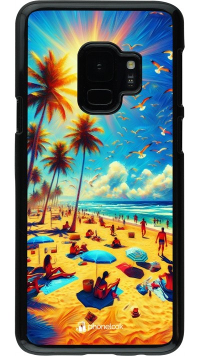 Coque Samsung Galaxy S9 - Été Paradis Paint