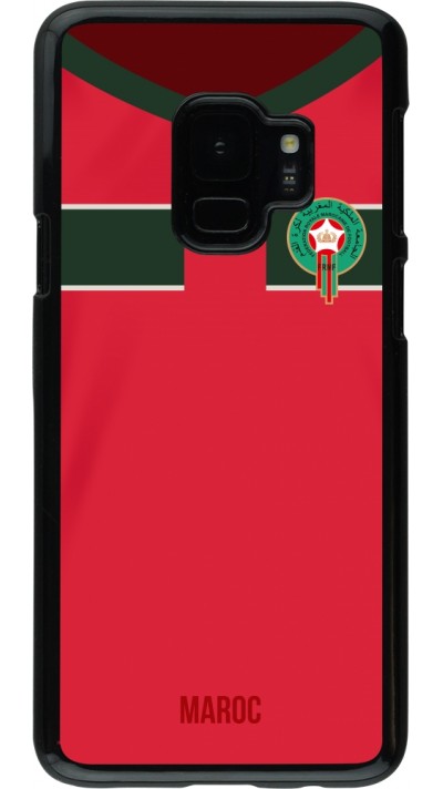 Coque Samsung Galaxy S9 - Maillot de football Maroc 2022 personnalisable