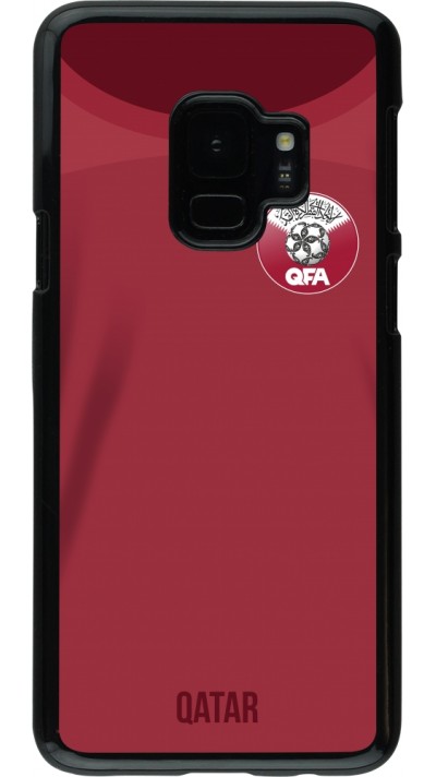 Coque Samsung Galaxy S9 - Maillot de football Qatar 2022 personnalisable