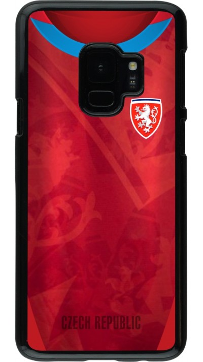 Coque Samsung Galaxy S9 - Maillot de football République Tchèque personnalisable