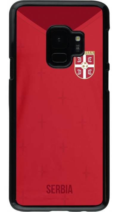 Coque Samsung Galaxy S9 - Maillot de football Serbie 2022 personnalisable