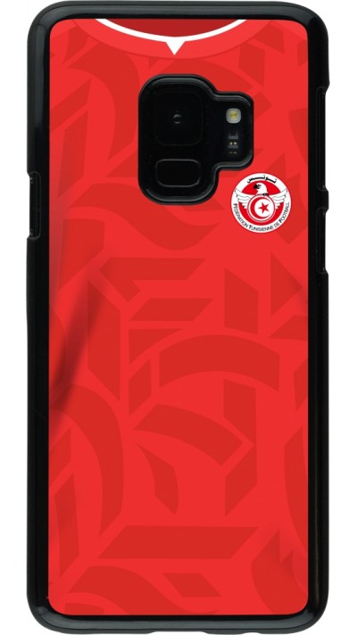 Coque Samsung Galaxy S9 - Maillot de football Tunisie 2022 personnalisable