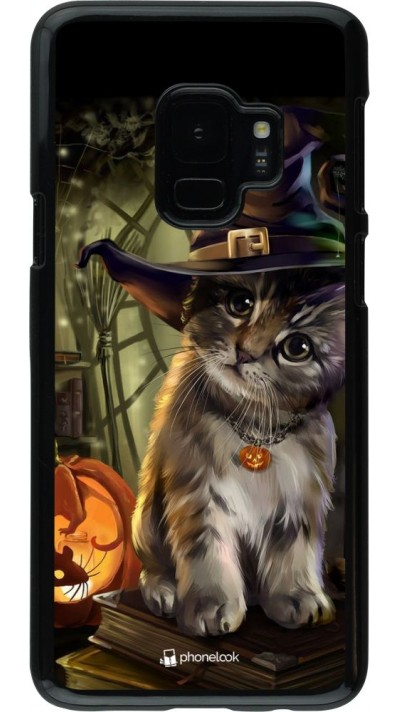 Coque Samsung Galaxy S9 - Halloween 21 Witch cat