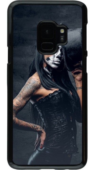 Coque Samsung Galaxy S9 - Halloween 22 Tattooed Girl