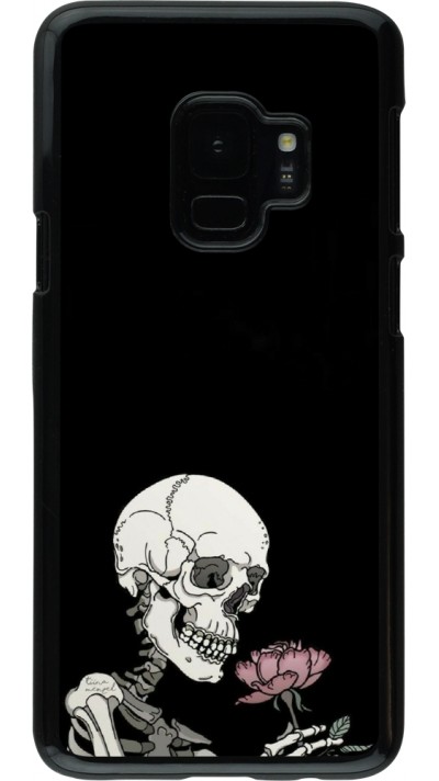 Coque Samsung Galaxy S9 - Halloween 2023 rose and skeleton