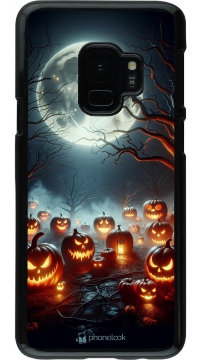 Coque Samsung Galaxy S9 - Halloween 2024 Many Pumpkins