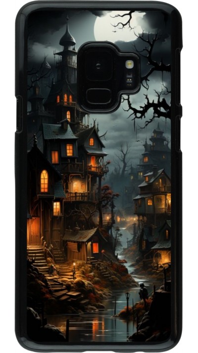 Coque Samsung Galaxy S9 - Halloween 2024 scary town