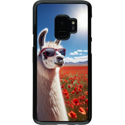 Coque Samsung Galaxy S9 - Lama Chic en Coquelicot