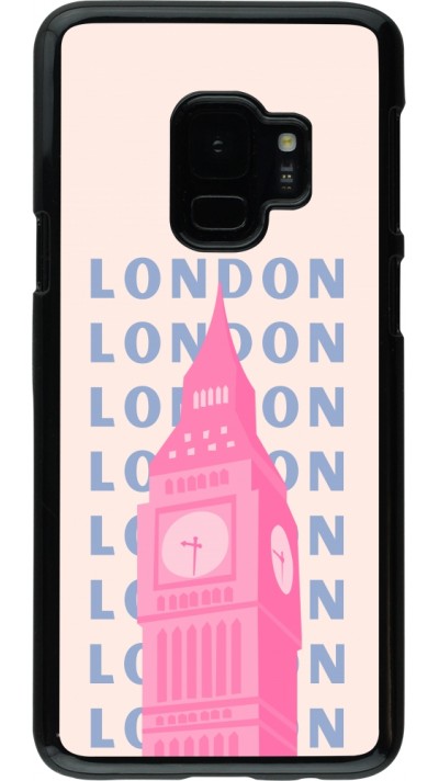 Coque Samsung Galaxy S9 - London Pink Print