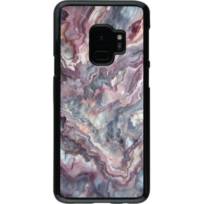 Coque Samsung Galaxy S9 - Marbre violette argentée